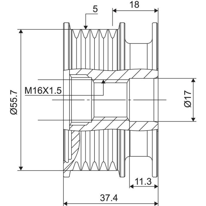 Generatorfreilauf 588122 Generatorfreilauf 588122