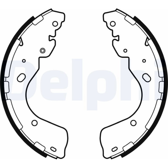 Delphi LS2080 Bremsbackensatz