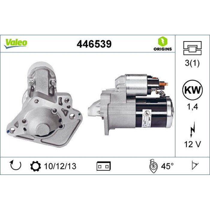 Valeo 446539 Starter ORIGINS