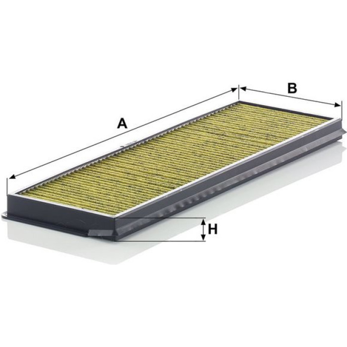 MANN-FILTER FP 37 001 Innenraumfilter FreciousPlus Aktivkohlefilter mit Polyphenol, antibakteriell, Feinstaubfilter (PM 2.5)