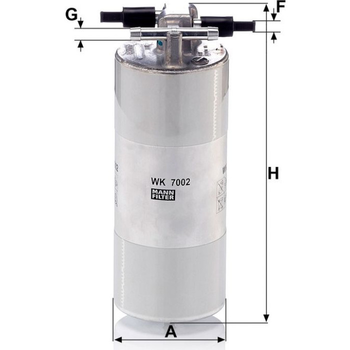 Mann-Filter WK 7002 Kraftstofffilter Mann-Filter WK 7002 Kraftstofffilter