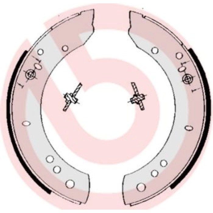 Brembo S 44 502 Bremsbackensatz ESSENTIAL LINE
