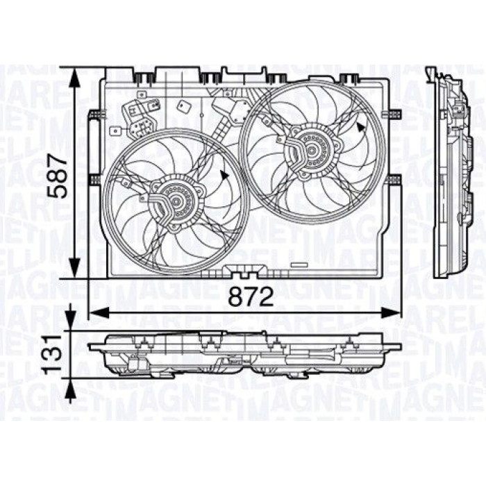 Magneti Marelli 069422584010 Lüfter, Motorkühlung