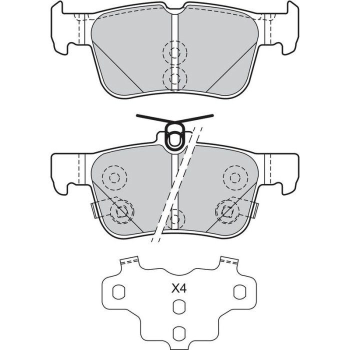 Valeo 601479 Bremsbelagsatz, Scheibenbremse Valeo 601479 Bremsbelagsatz, Scheibenbremse