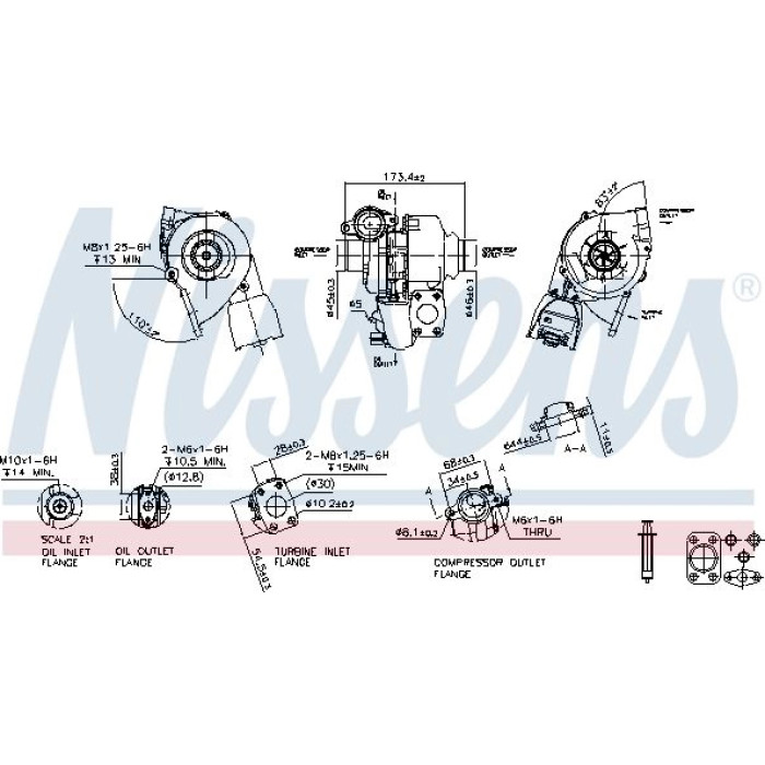 Nissens Turbolader 93257 Nissens Turbolader 93257