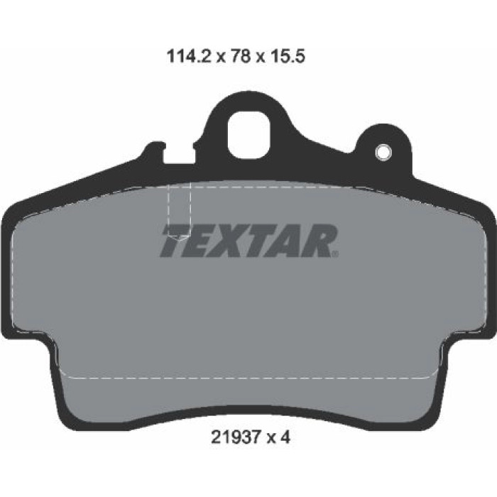 Textar 2193702 Bremsbelagsatz, Scheibenbremse Textar 2193702 Bremsbelagsatz, Scheibenbremse