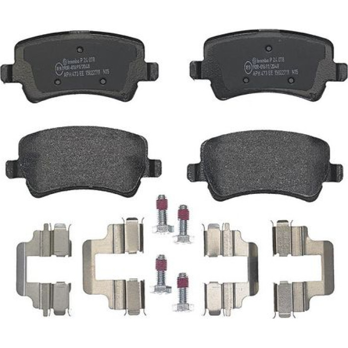 Brembo P 24 078 Bremsbelagsatz, Scheibenbremse PRIME LINE Brembo P 24 078 Bremsbelagsatz, Scheibenbremse PRIME LINE