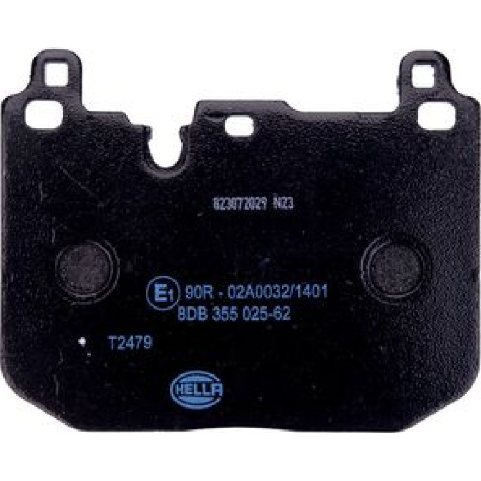 Hella 8DB 355 025-621 Bremsbelagsatz, Scheibenbremse Hella 8DB 355 025-621 Bremsbelagsatz, Scheibenbremse