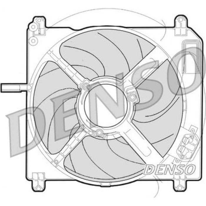 Denso DER09009 Lüfter, Motorkühlung Denso DER09009 Lüfter, Motorkühlung