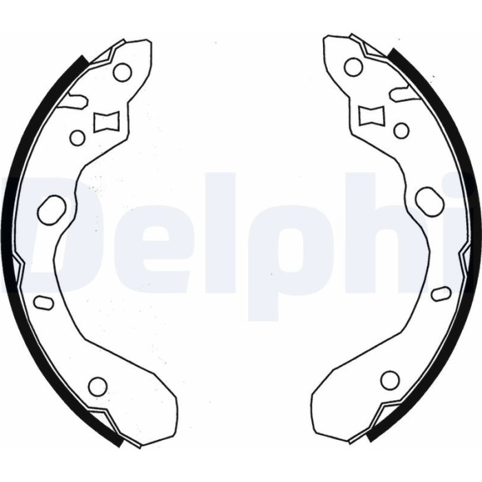 Delphi LS1855 Bremsbackensatz