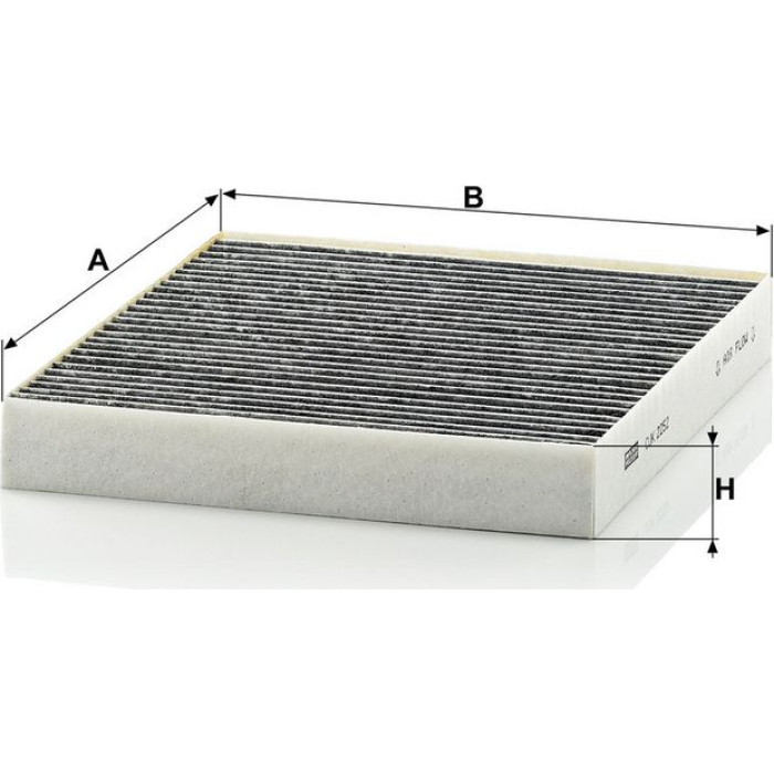 MANN-FILTER CUK 2252 Innenraumfilter, Aktivkohlefilter MANN-FILTER CUK 2252 Innenraumfilter, Aktivkohlefilter