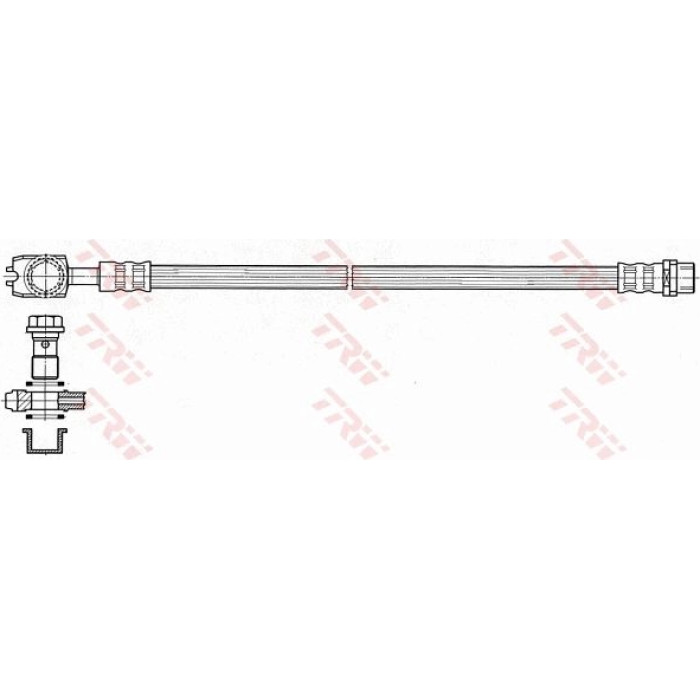 TRW PHD484 Bremsschlauch TRW PHD484 Bremsschlauch