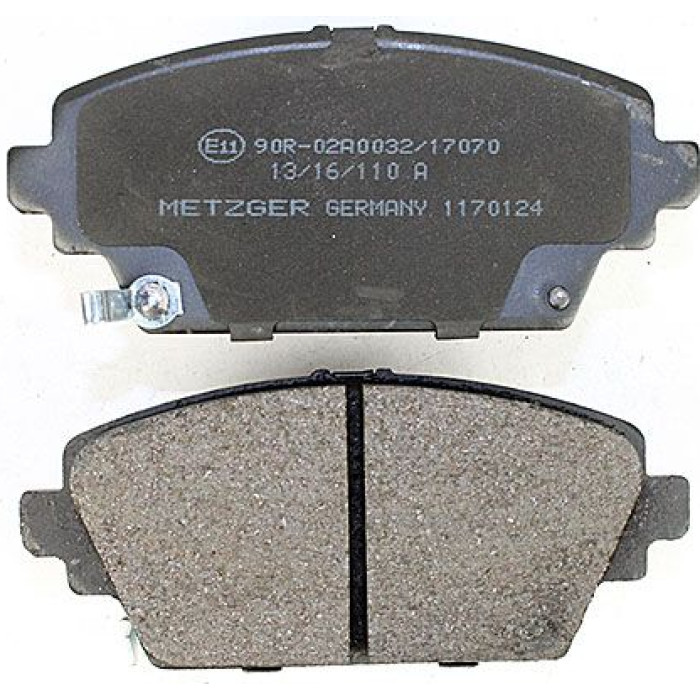 Metzger 1170124 Bremsbelagsatz, Scheibenbremse Metzger 1170124 Bremsbelagsatz, Scheibenbremse