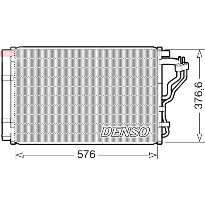Denso DCN43008 Kondensator, Klimaanlage Denso DCN43008 Kondensator, Klimaanlage