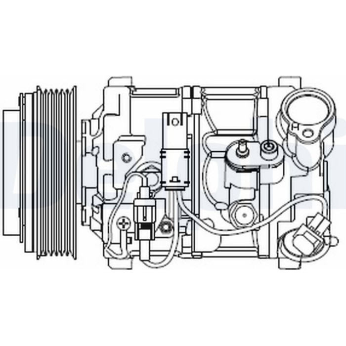 Delphi CS20545 Kompressor, Klimaanlage