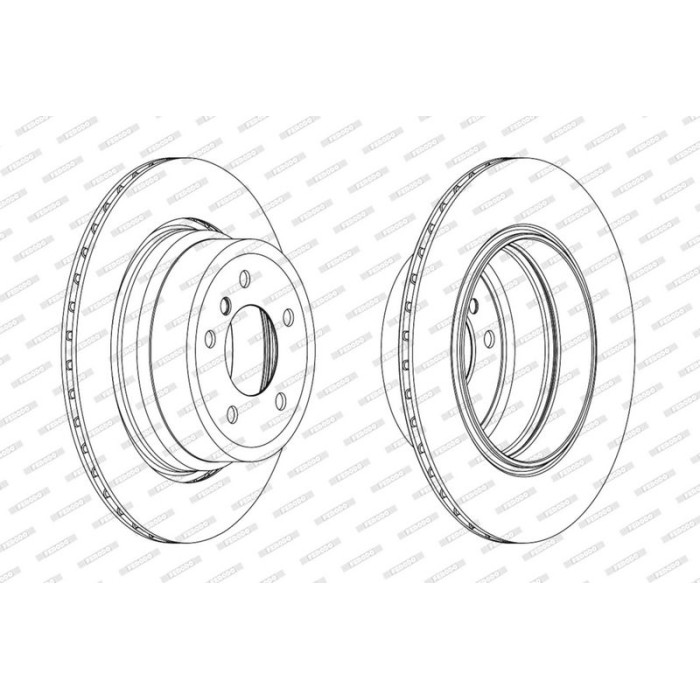 Ferodo DDF1868C-1 Bremsscheibe PREMIER Coat+ disc