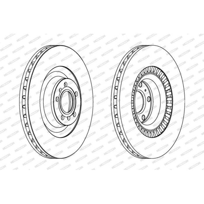 Ferodo DDF1572C-1 Bremsscheibe PREMIER Ferodo DDF1572C-1 Bremsscheibe PREMIER