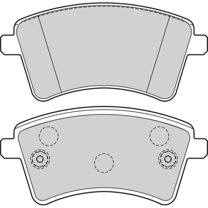 Valeo 302666 Bremsbelagsatz, Scheibenbremse ESSENTIAL
