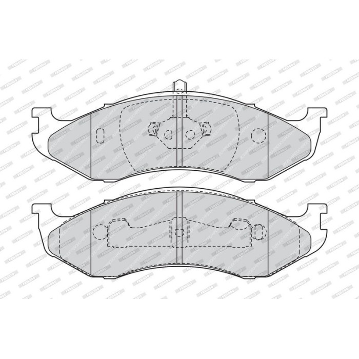 Ferodo FDB1267 Bremsbelagsatz, Scheibenbremse PREMIER ECO FRICTION