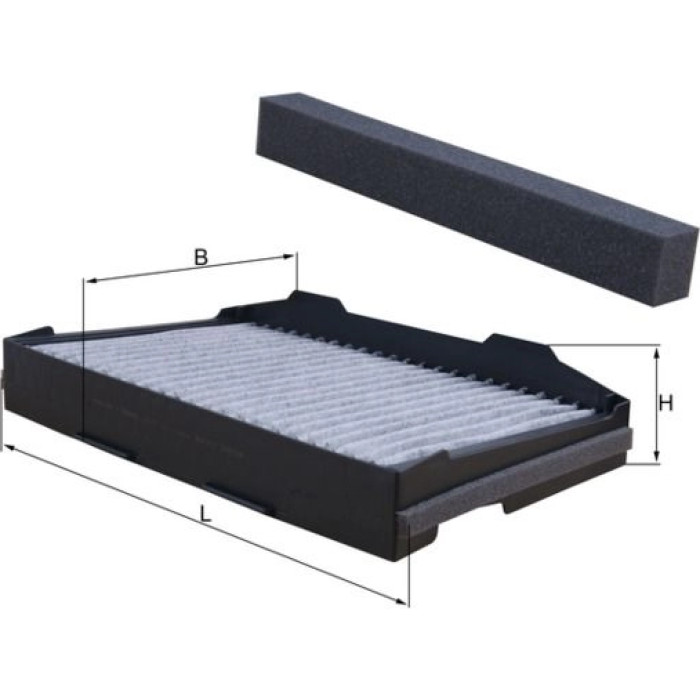 Knecht LAK 255 Filter, Innenraumluft Knecht LAK 255 Filter, Innenraumluft