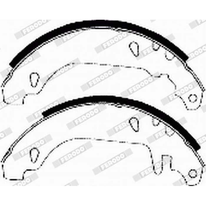 Ferodo FSB337 Bremsbackensatz PREMIER Ferodo FSB337 Bremsbackensatz PREMIER