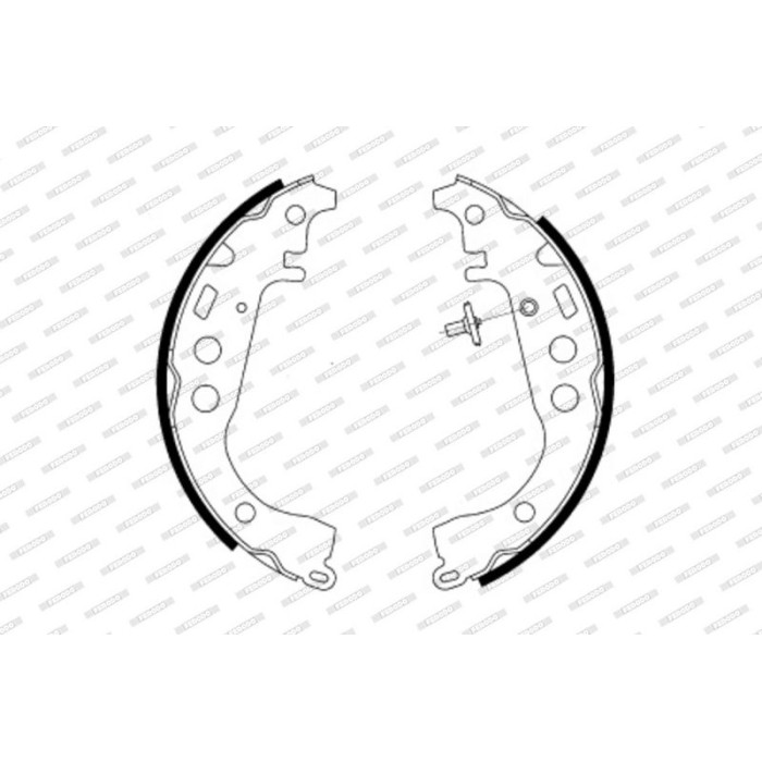 Bremsbackensatz FSB582 Bremsbackensatz FSB582