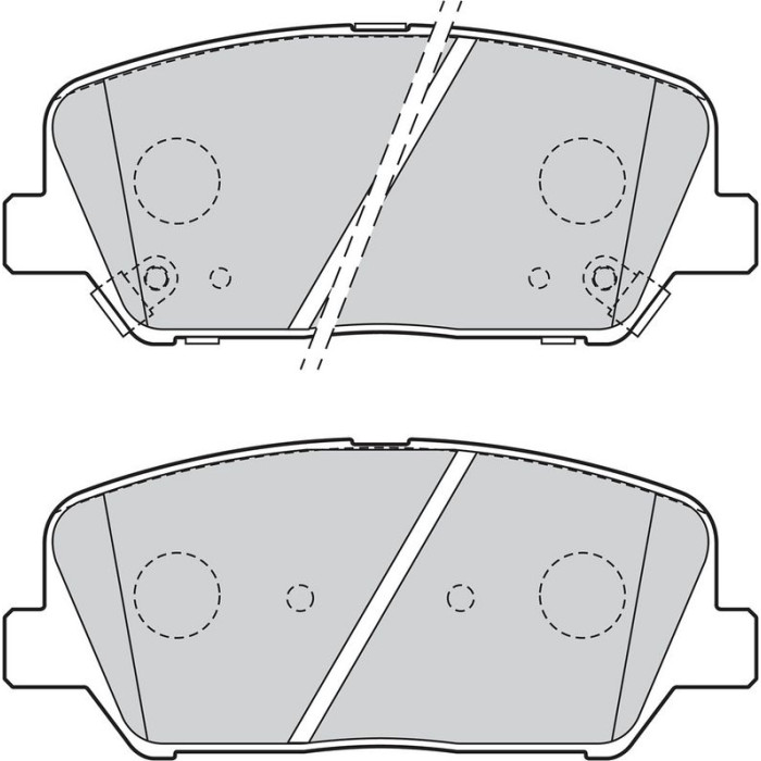 Valeo 601546 Bremsbelagsatz, Scheibenbremse Valeo 601546 Bremsbelagsatz, Scheibenbremse