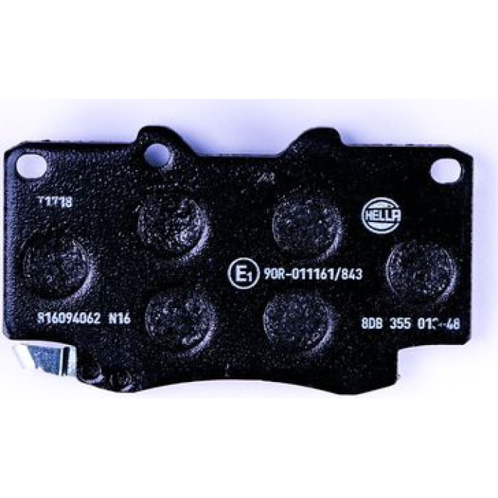 Hella 8DB 355 013-481 Bremsbelagsatz, Scheibenbremse Hella 8DB 355 013-481 Bremsbelagsatz, Scheibenbremse