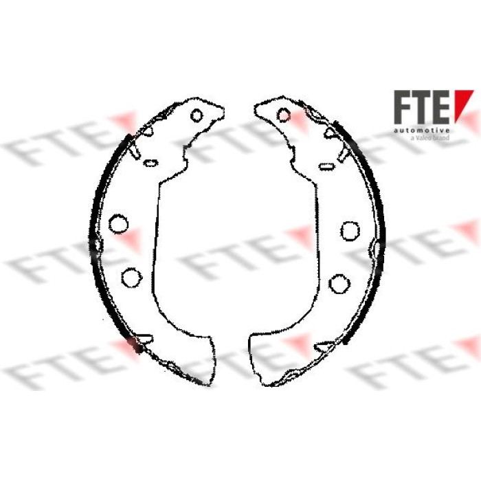 FTE 9100015 Bremsbackensatz FTE 9100015 Bremsbackensatz