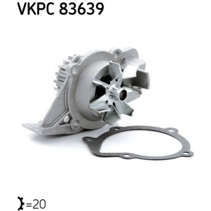 SKF VKPC 83639 Wasserpumpe Aquamax SKF VKPC 83639 Wasserpumpe Aquamax