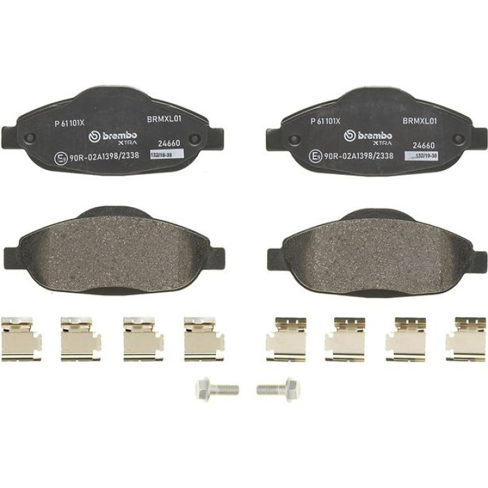 Brembo P 61 101X Bremsbelagsatz, Scheibenbremse XTRA LINE Brembo P 61 101X Bremsbelagsatz, Scheibenbremse XTRA LINE