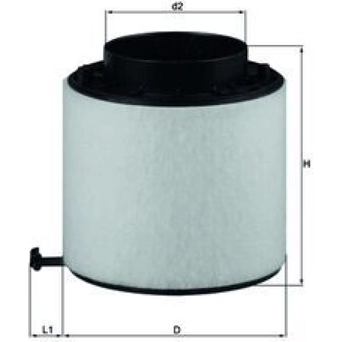 Knecht LX 2092D Luftfilter Knecht LX 2092D Luftfilter