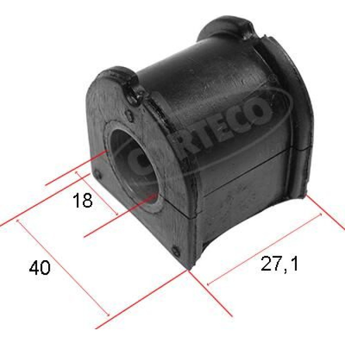 Corteco 80000474 Lagerung, Stabilisator Corteco 80000474 Lagerung, Stabilisator
