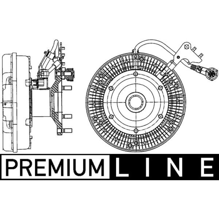 Mahle CFC 207 000P Kupplung, Kühlerlüfter BEHR Premium Line