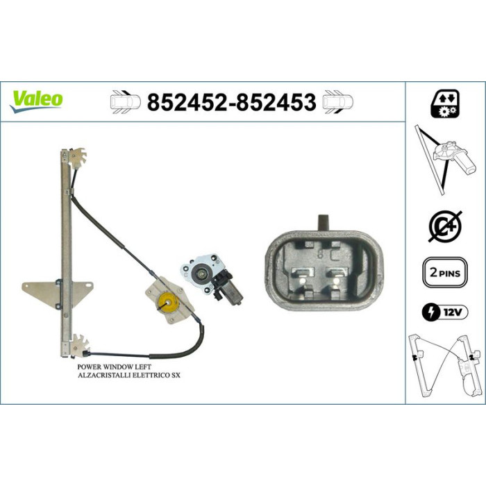 Valeo 852453 Fensterheber Valeo 852453 Fensterheber