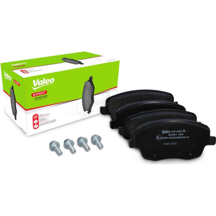 Valeo 301667A Bremsbelagsatz, Scheibenbremse EXPERT