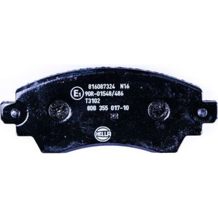 Hella 8DB 355 017-101 Bremsbelagsatz, Scheibenbremse