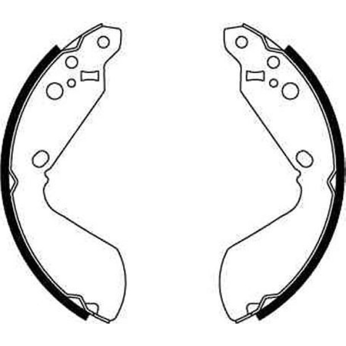 TRW GS8596 Bremsbackensatz TRW GS8596 Bremsbackensatz
