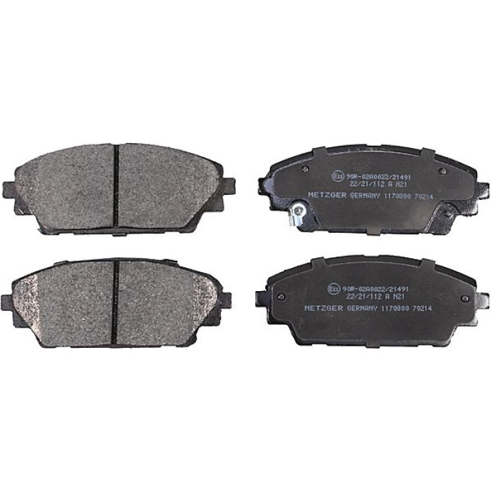 Metzger 1170800 Bremsbelagsatz, Scheibenbremse Metzger 1170800 Bremsbelagsatz, Scheibenbremse