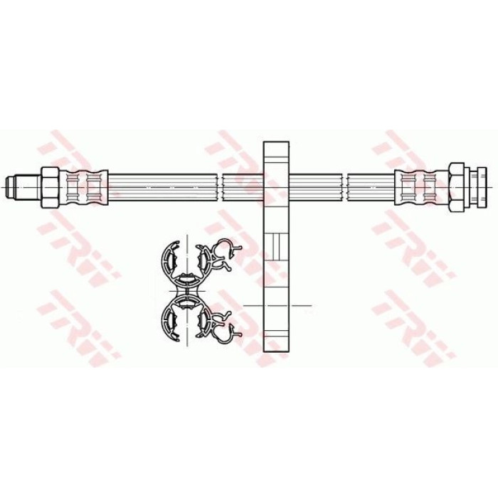 TRW PHB306 Bremsschlauch TRW PHB306 Bremsschlauch