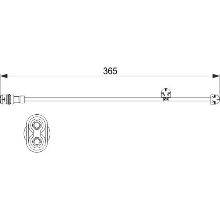 BOSCH 1 987 473 532 Warnkontakt, Bremsbelagverschleiß