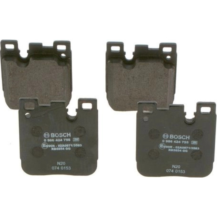 BOSCH 0 986 424 755 Bremsbelagsatz, Scheibenbremse BOSCH 0 986 424 755 Bremsbelagsatz, Scheibenbremse