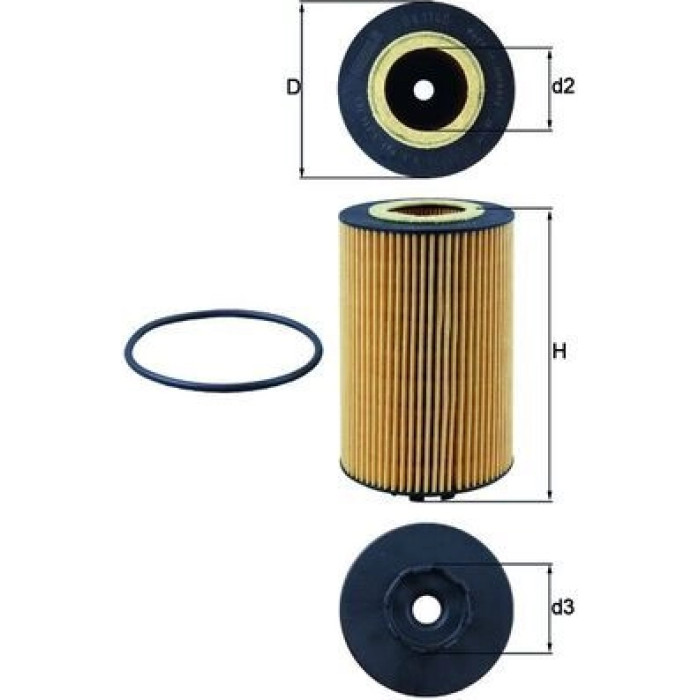 Knecht OX 1140D Ölfilter Knecht OX 1140D Ölfilter