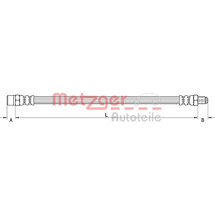 Metzger 4110950 Bremsschlauch