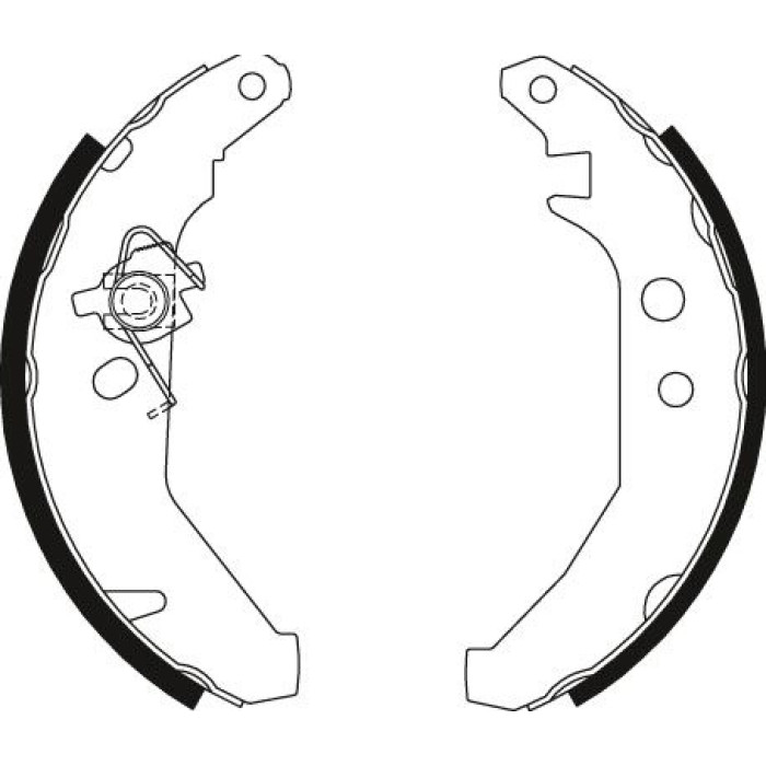 TRW GS8279 Bremsbackensatz TRW GS8279 Bremsbackensatz