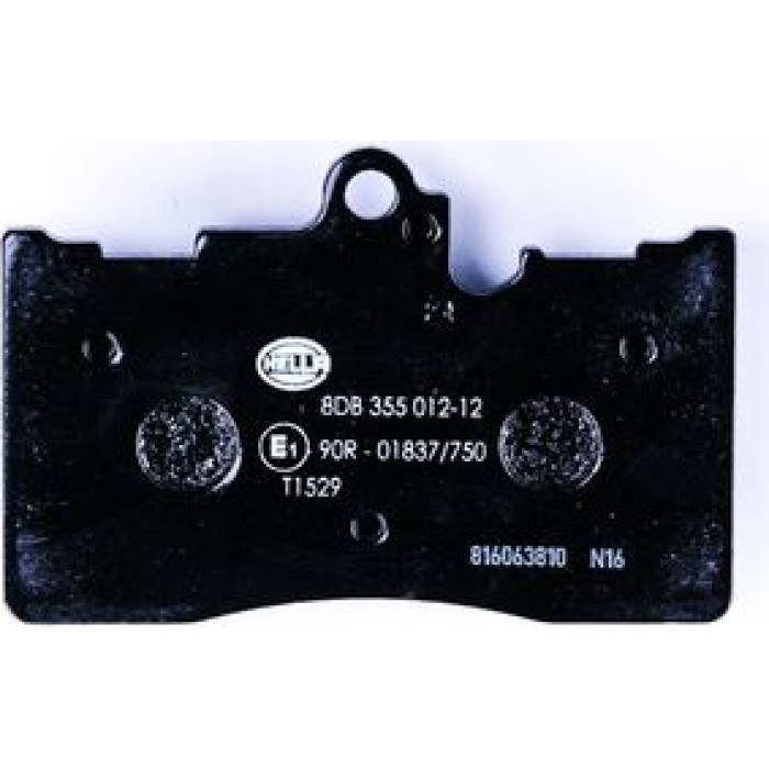 Hella 8DB 355 012-121 Bremsbelagsatz, Scheibenbremse Hella 8DB 355 012-121 Bremsbelagsatz, Scheibenbremse