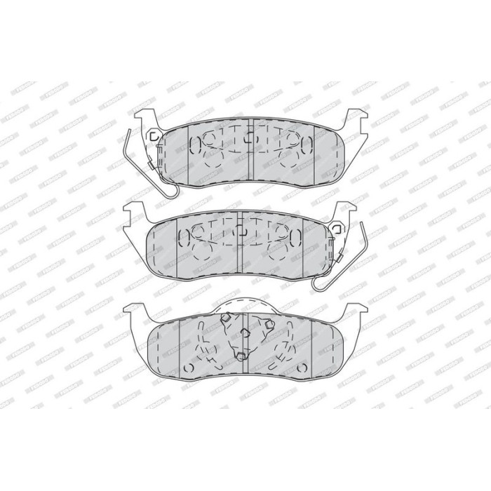 Ferodo FDB4075 Bremsbelagsatz, Scheibenbremse PREMIER ECO FRICTION Ferodo FDB4075 Bremsbelagsatz, Scheibenbremse PREMIER ECO FRICTION