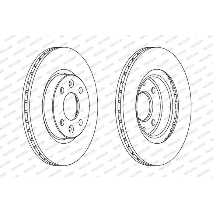 Ferodo DDF1096C Bremsscheibe PREMIER Coat+ disc