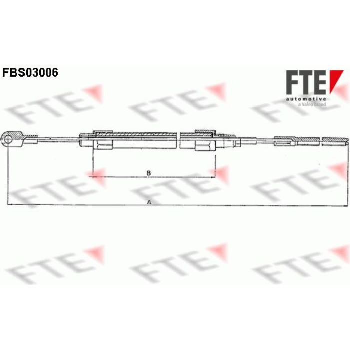 FTE 9250104 Seilzug, Feststellbremse FTE 9250104 Seilzug, Feststellbremse