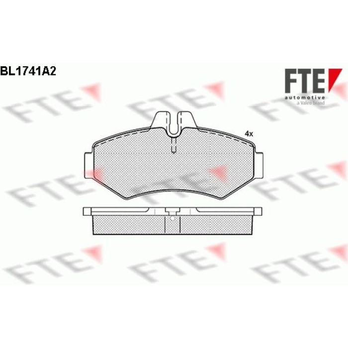 FTE 9010325 Bremsbelagsatz, Scheibenbremse FTE 9010325 Bremsbelagsatz, Scheibenbremse